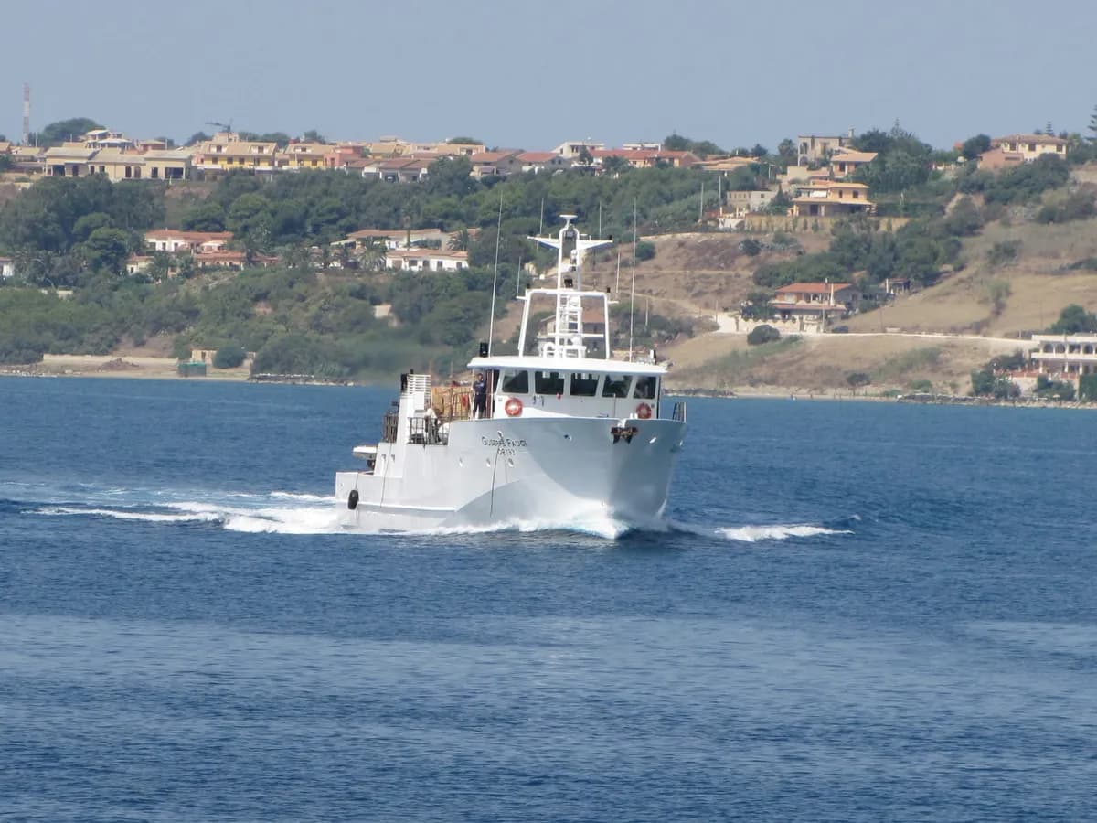 샤카 항구의 어선