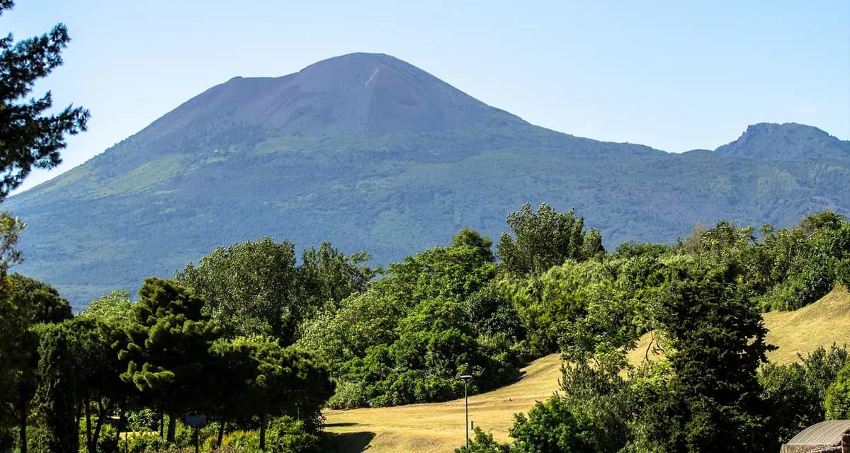 베수비오 화산과 발그리 농장